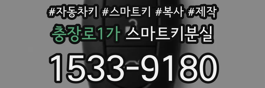충장로1가 스마트키분실