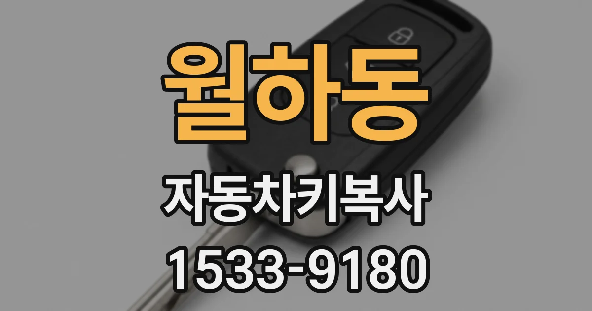 월하동 자동차키복사