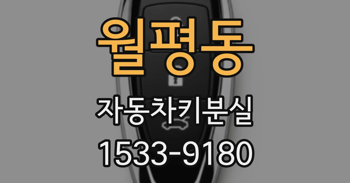 월평동 자동차키분실