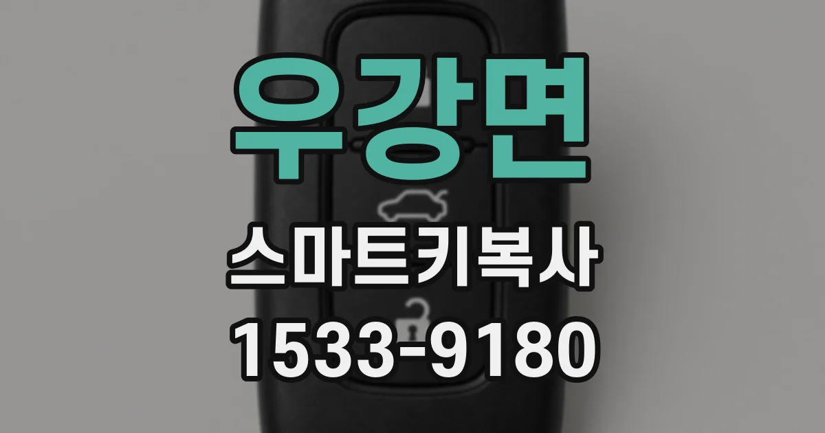 우강면 스마트키복사