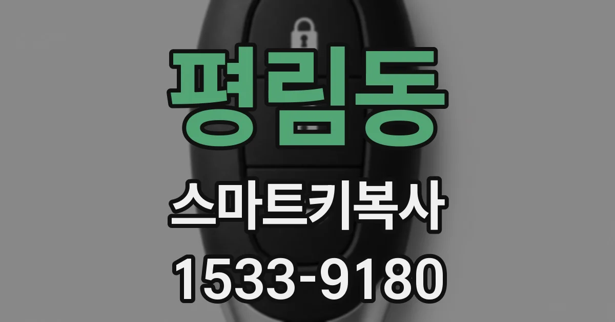 평림동 스마트키복사