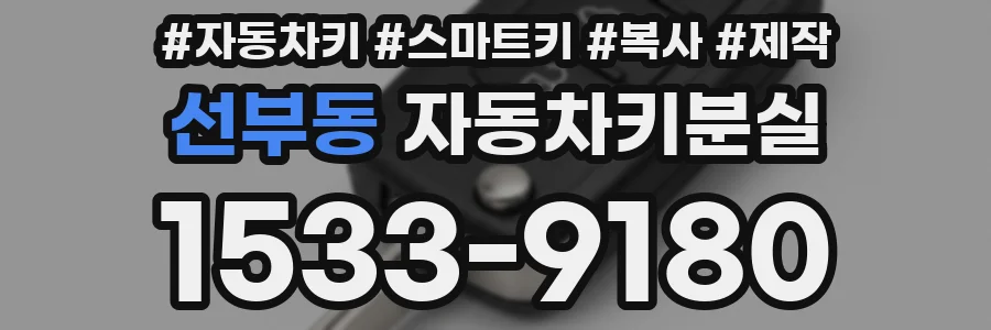 선부동 자동차키분실