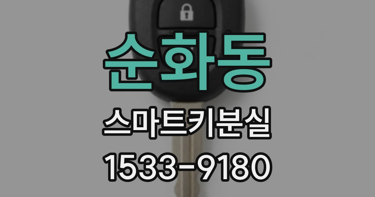 순화동 스마트키분실