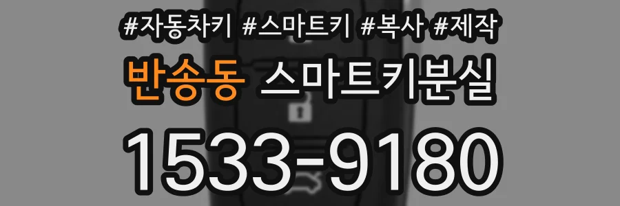 반송동 스마트키분실