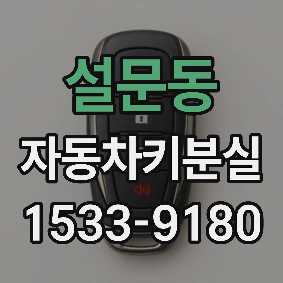 설문동 자동차키분실