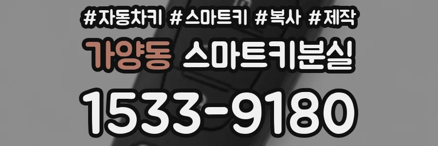 가양동 스마트키분실