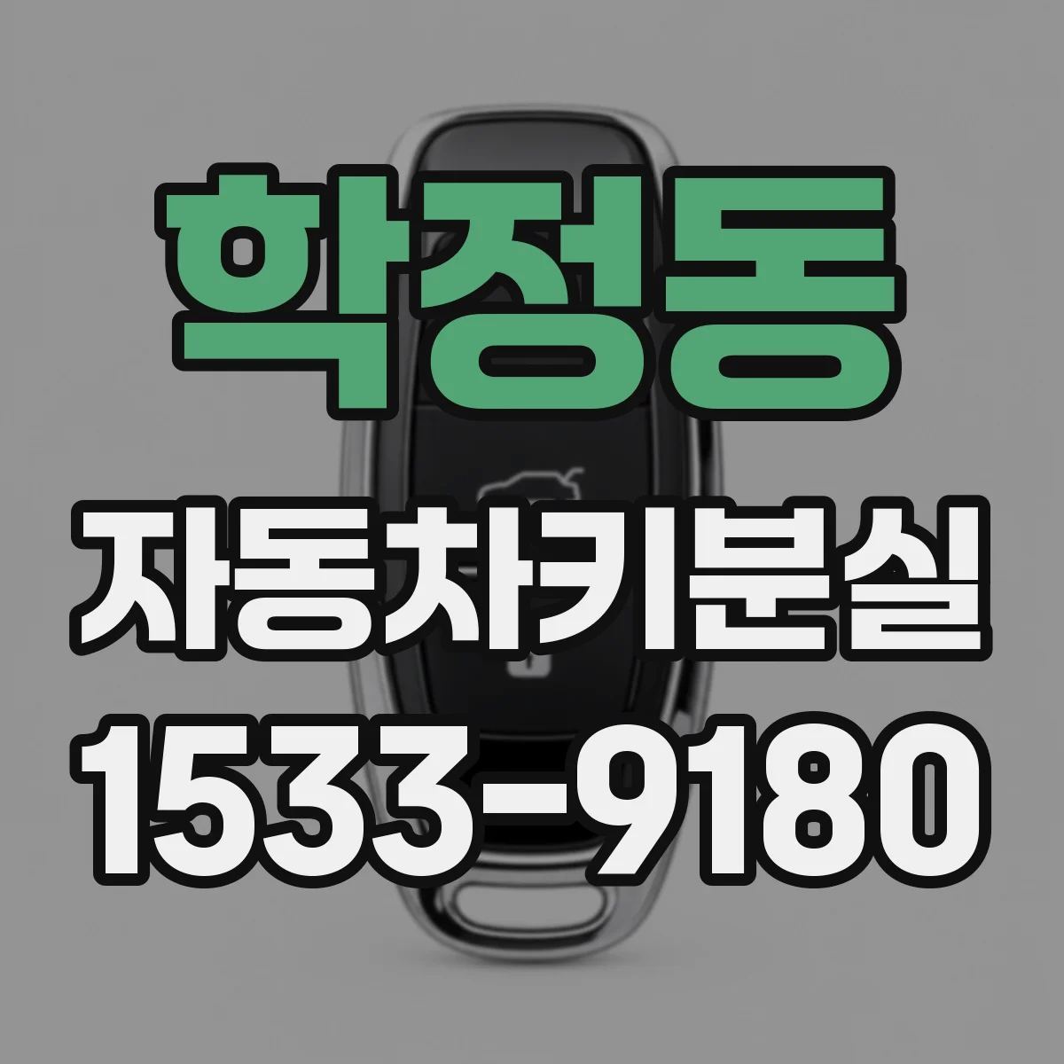 학정동 자동차키분실