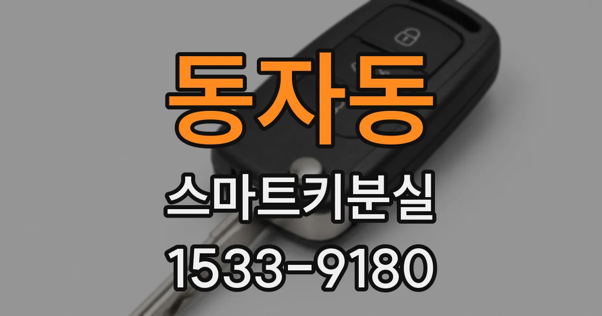 동자동 스마트키분실