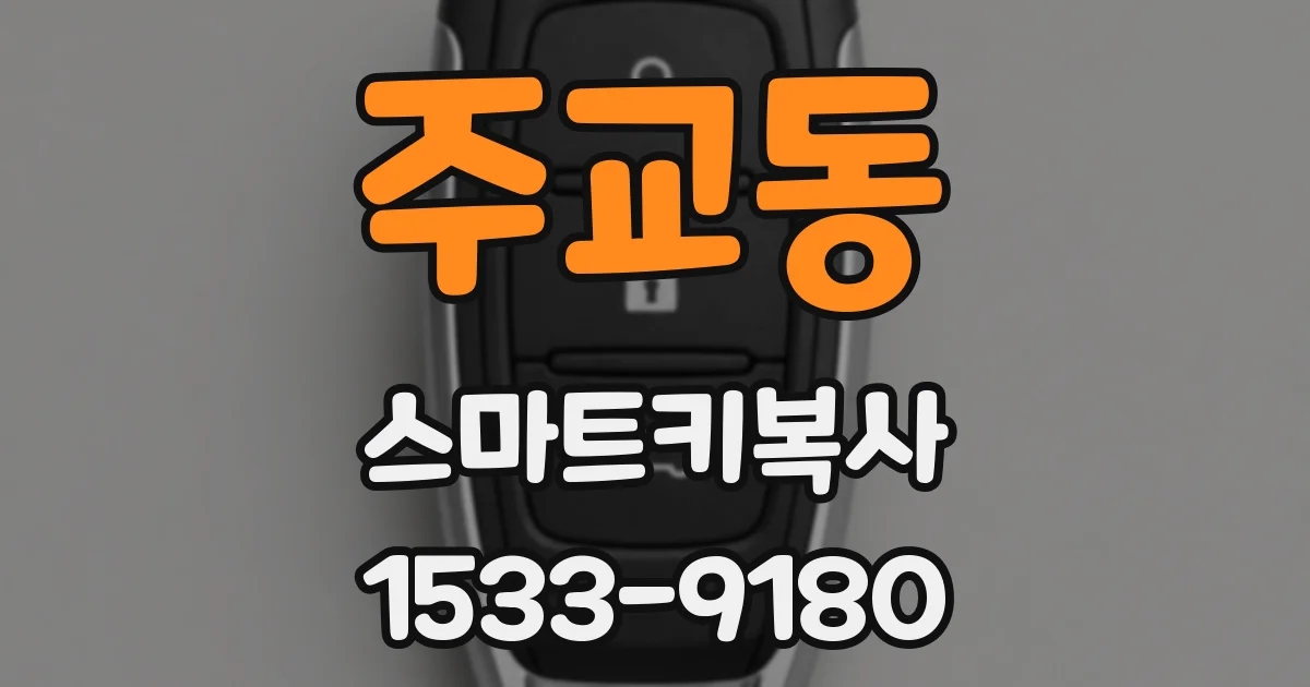 주교동 스마트키복사