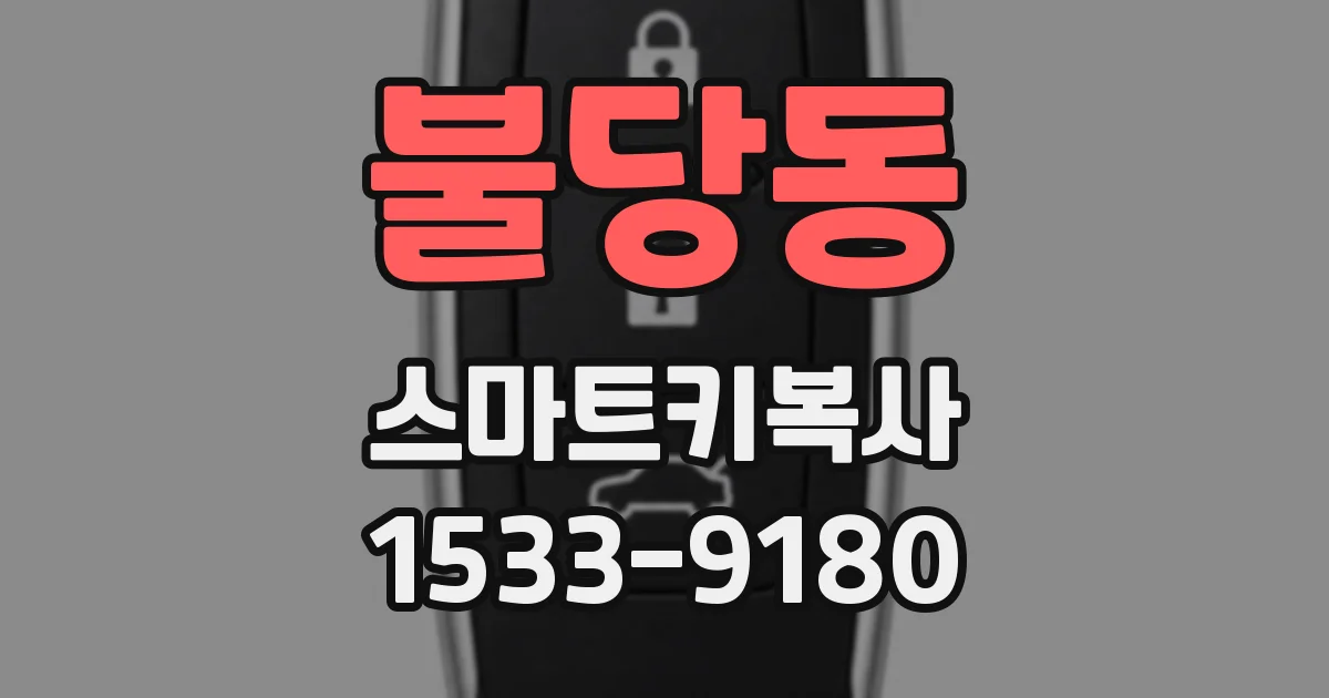 불당동 스마트키복사