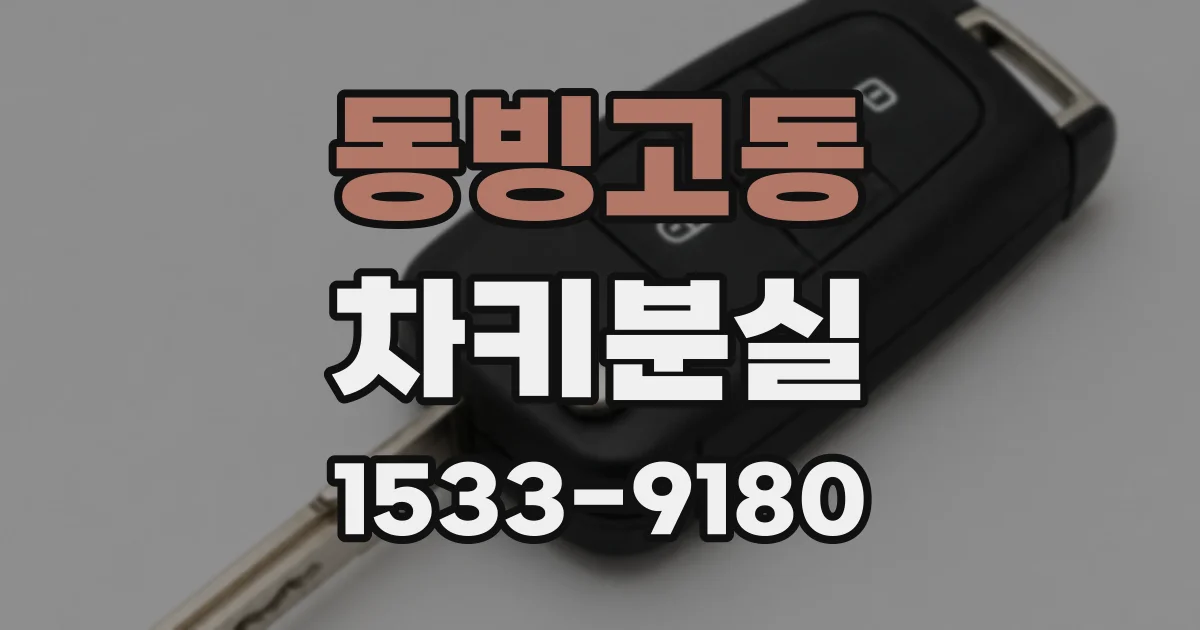 동빙고동 차키분실