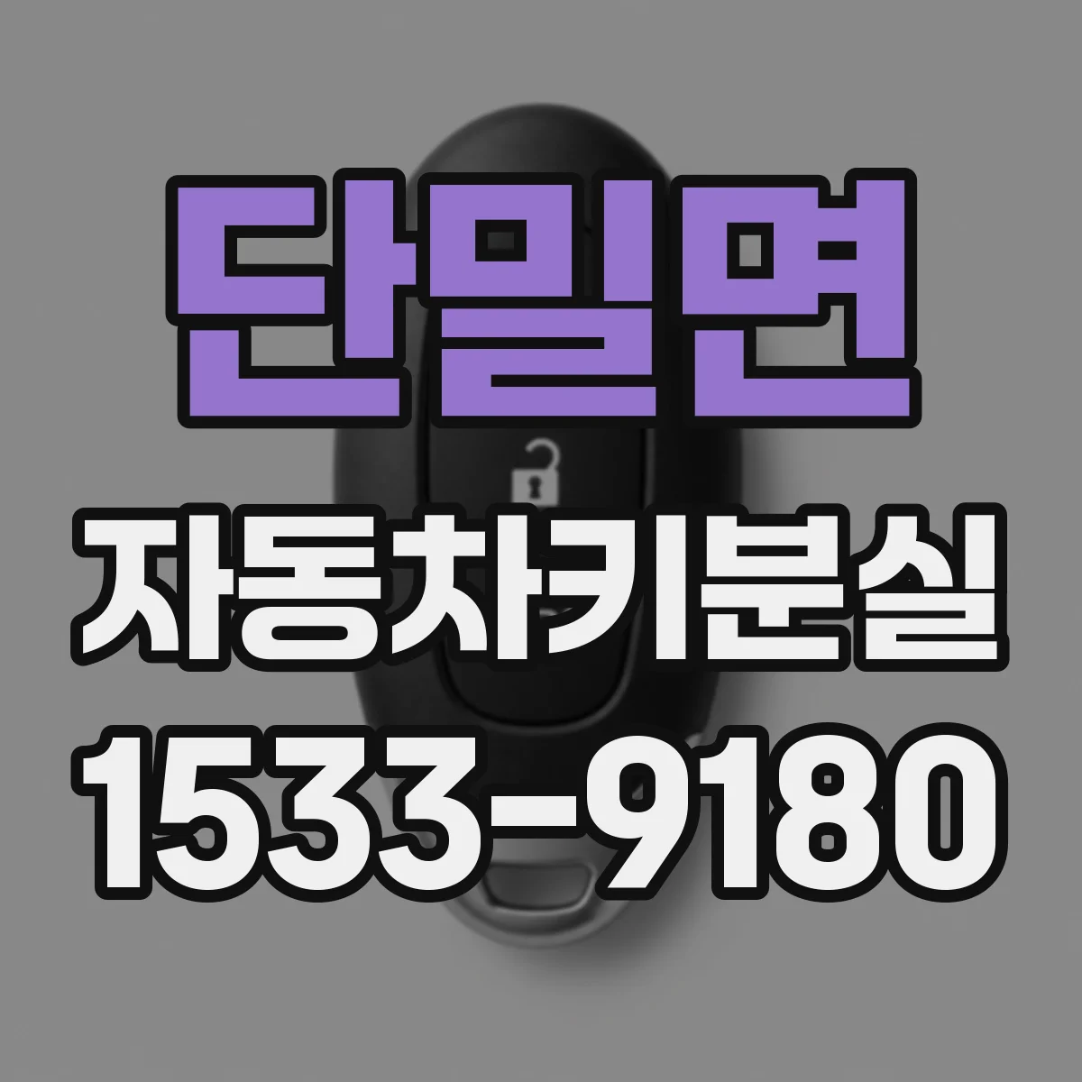 단밀면 자동차키분실