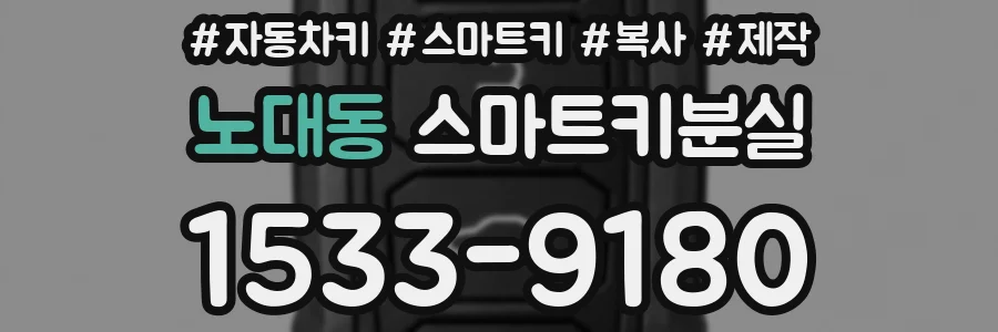 노대동 스마트키분실