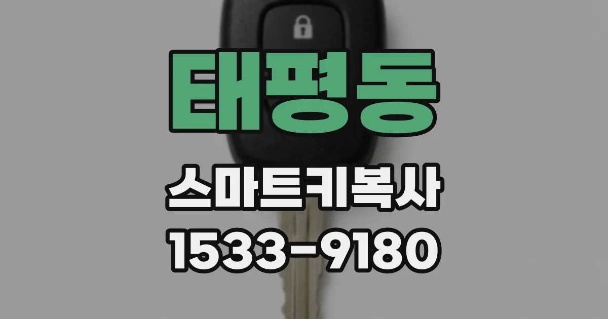 태평동 스마트키복사