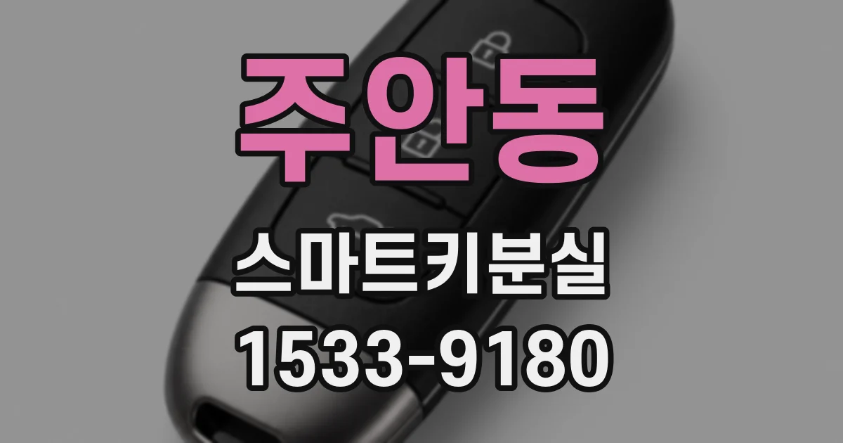 주안동 스마트키분실
