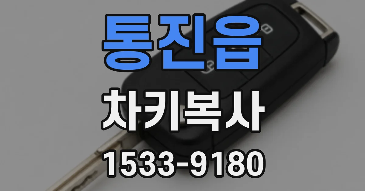 통진읍 차키복사
