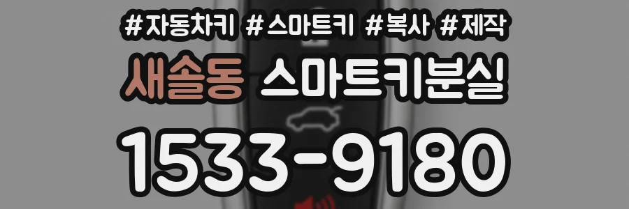 새솔동 스마트키분실