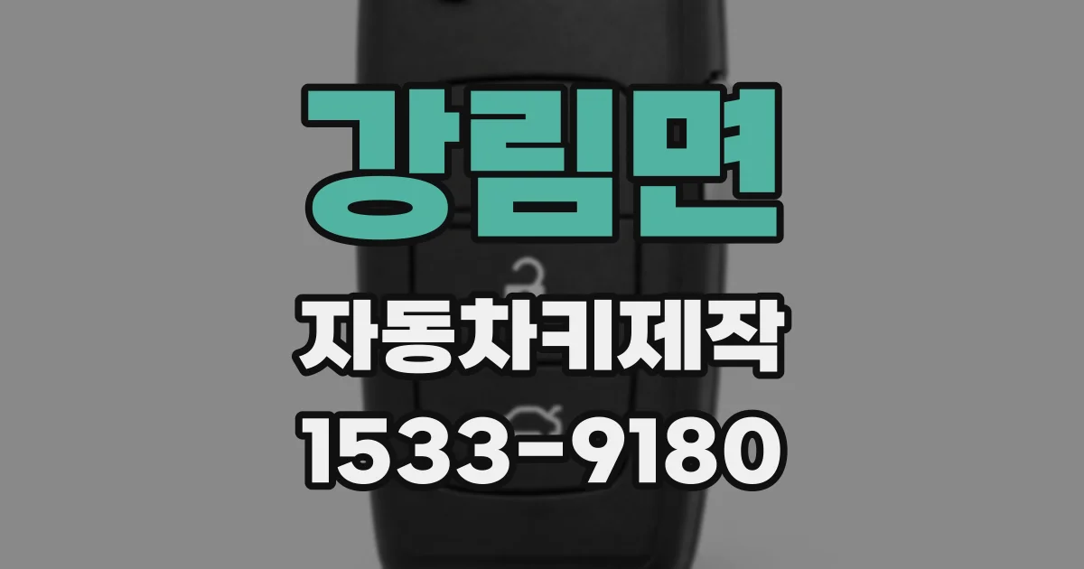 강림면 자동차키제작