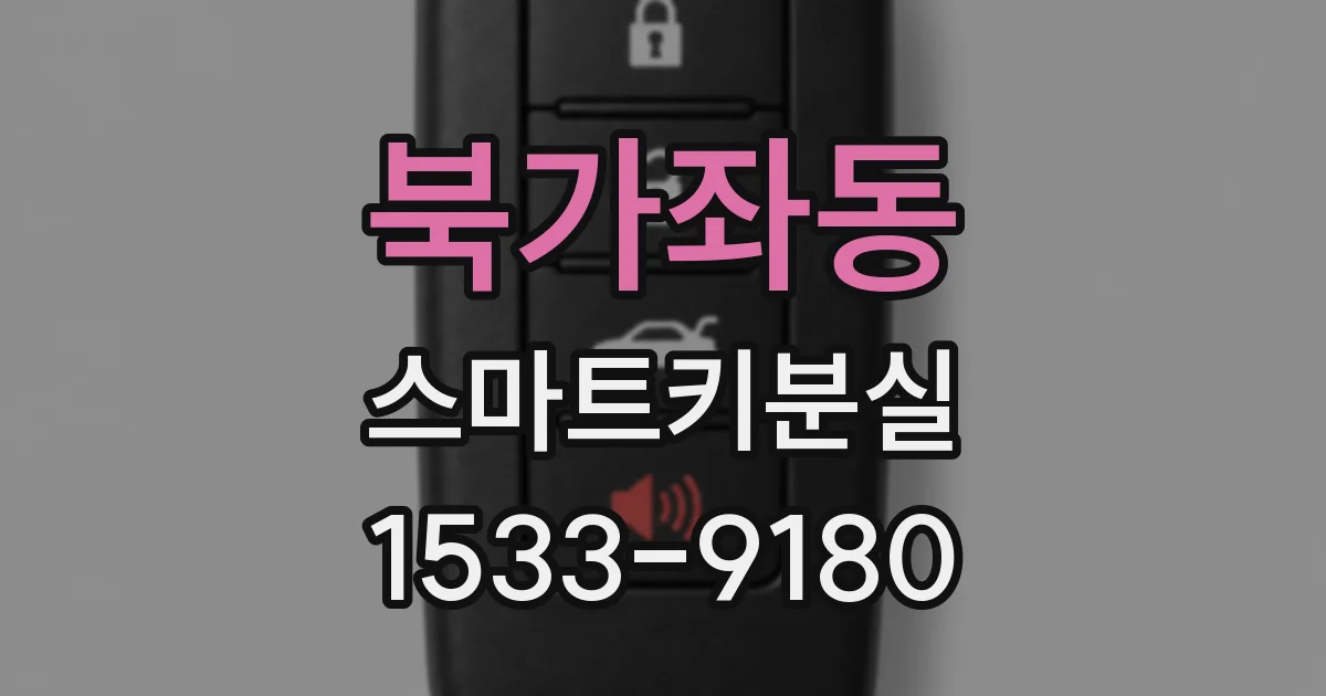 북가좌동 스마트키분실