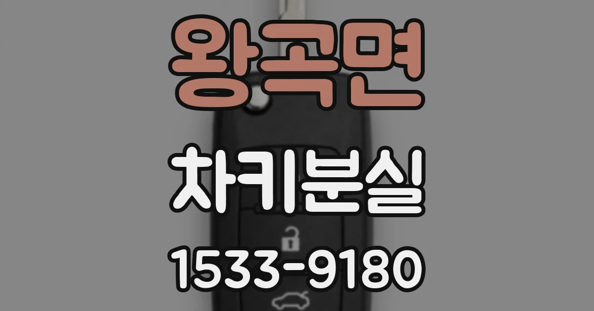 왕곡면 차키분실