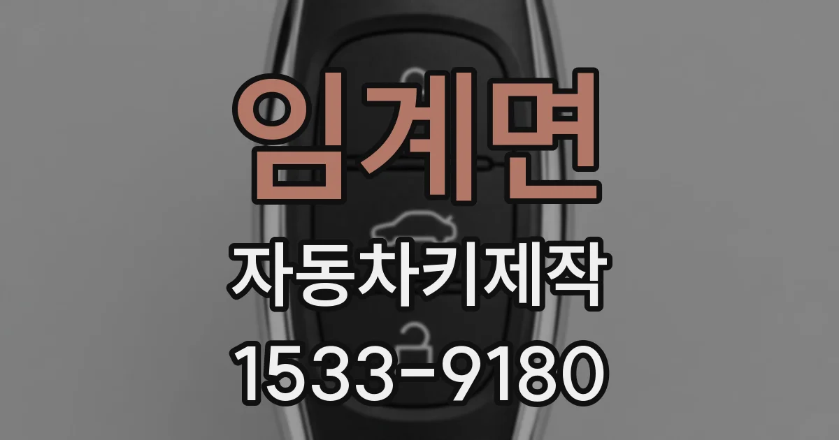 임계면 자동차키제작