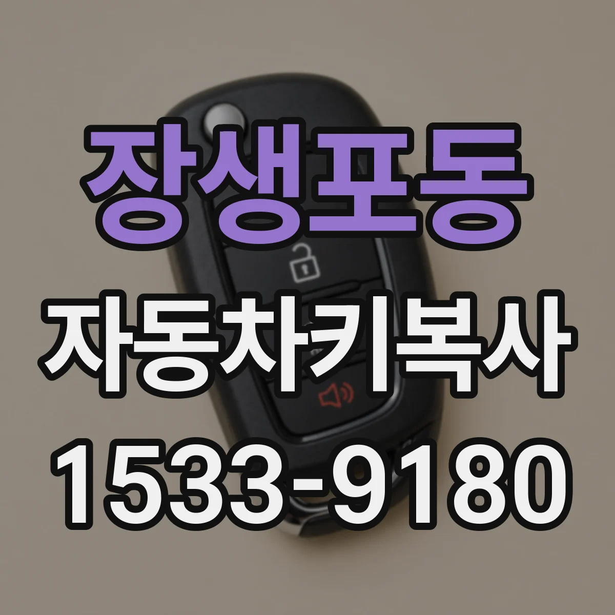 장생포동 자동차키복사