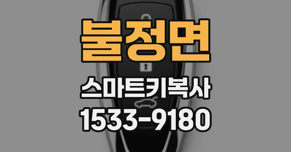불정면 스마트키복사