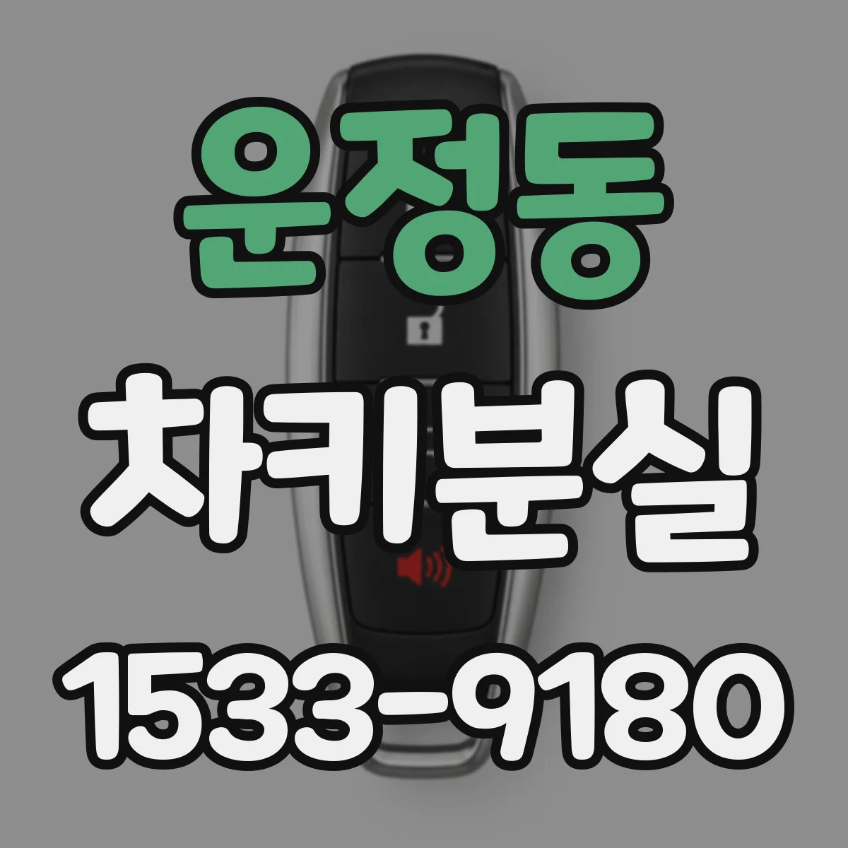 운정동 차키분실