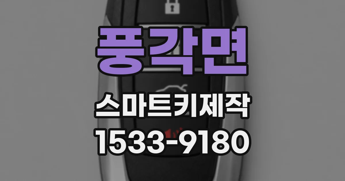 풍각면 스마트키제작