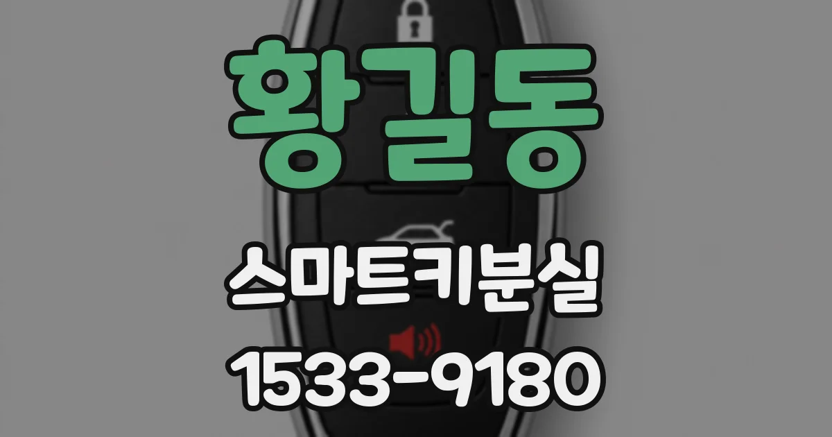 황길동 스마트키분실