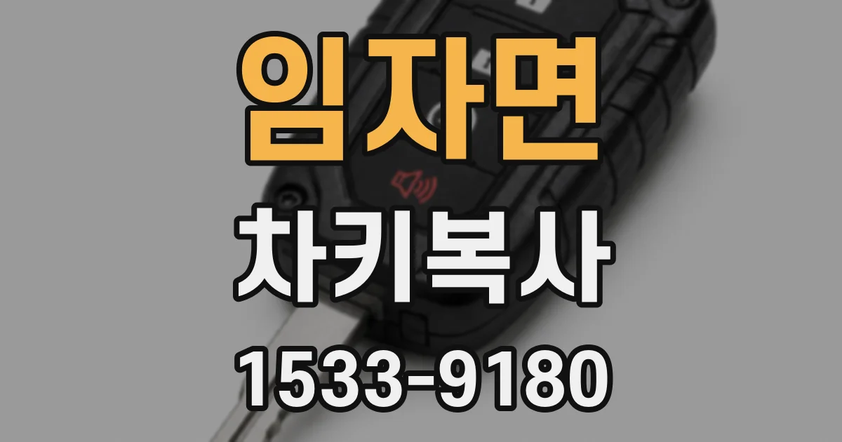 임자면 차키복사
