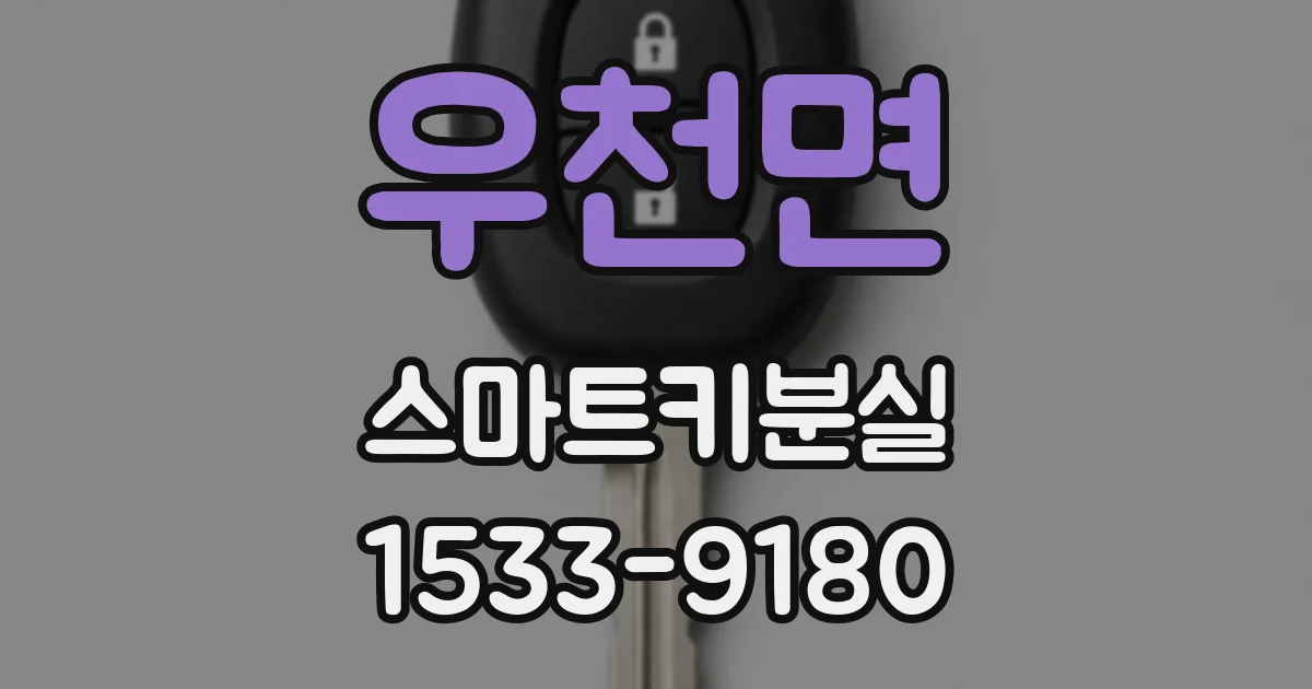 우천면 스마트키분실