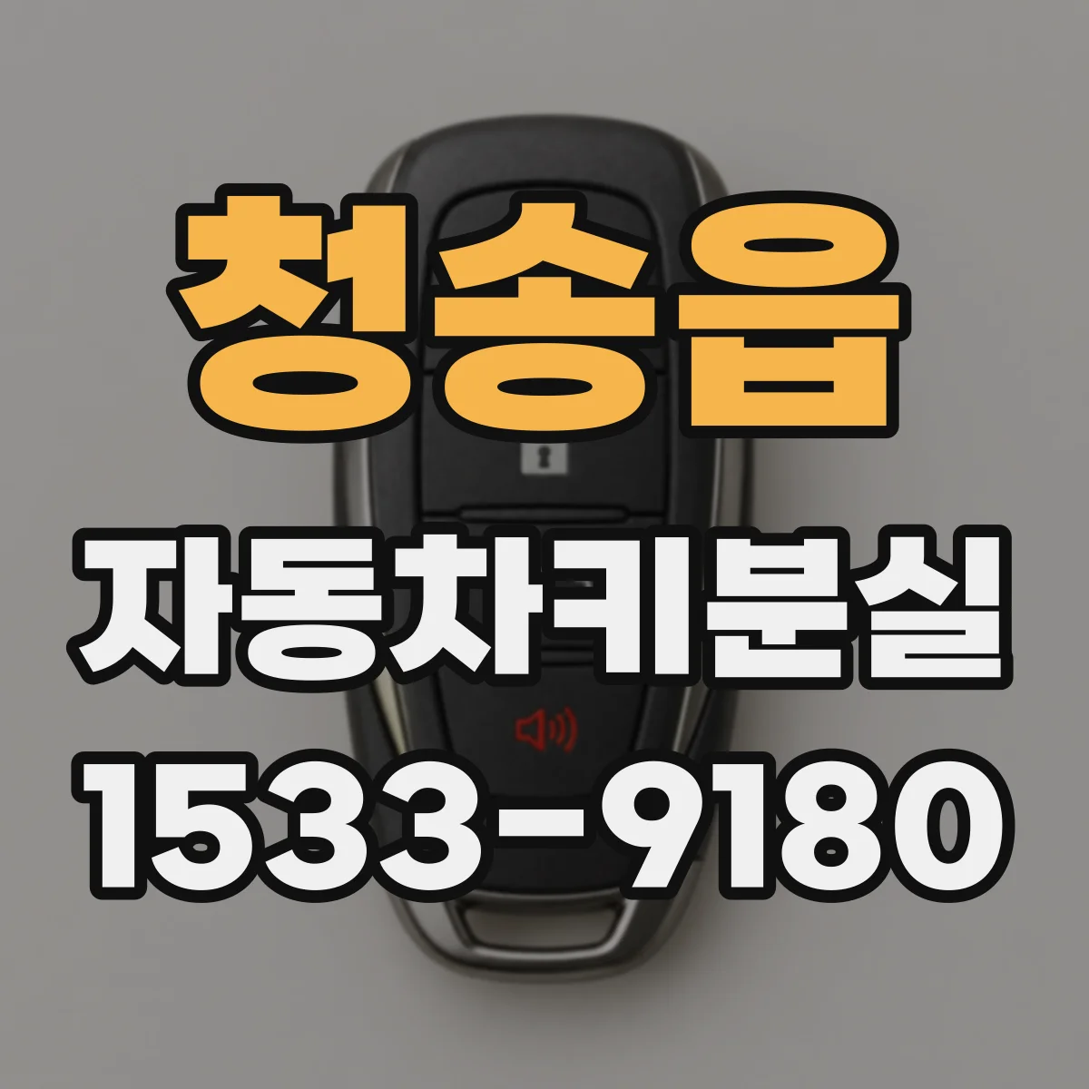 청송읍 자동차키분실