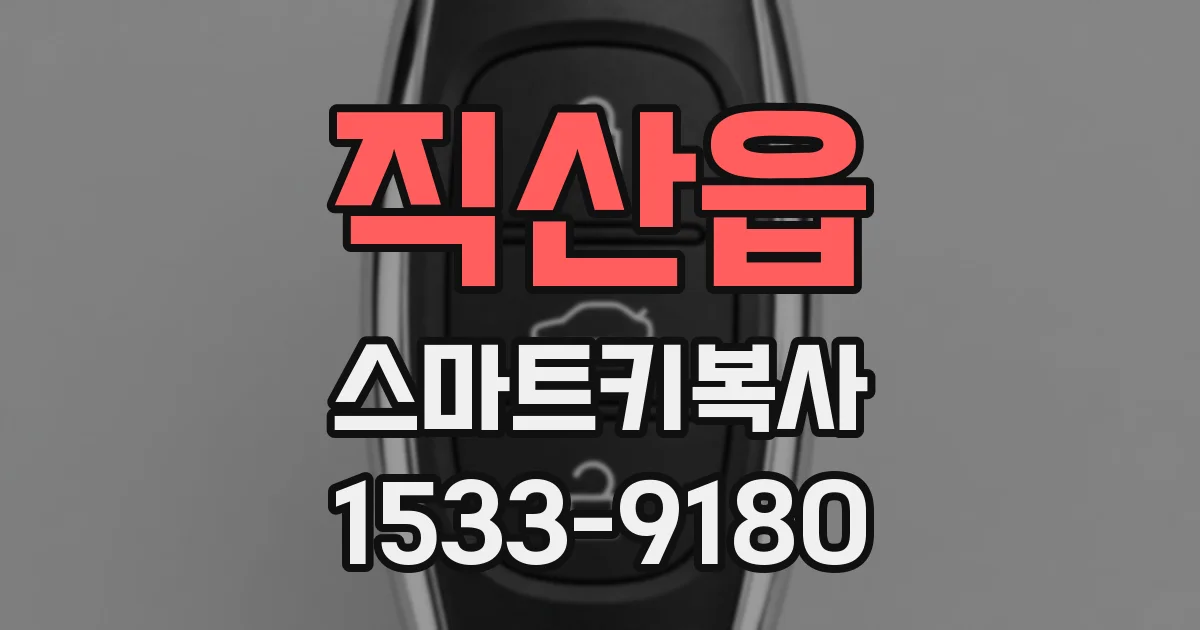 직산읍 스마트키복사