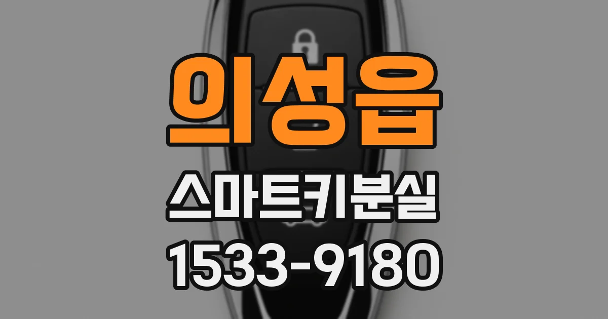 의성읍 스마트키분실