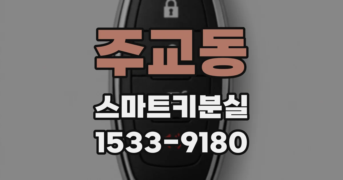 주교동 스마트키분실