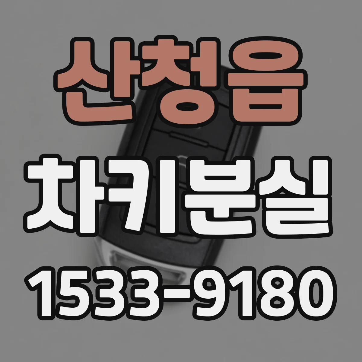 산청읍 차키분실