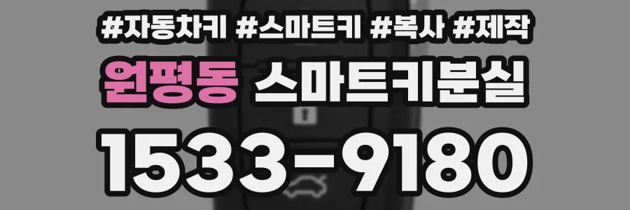 원평동 스마트키분실
