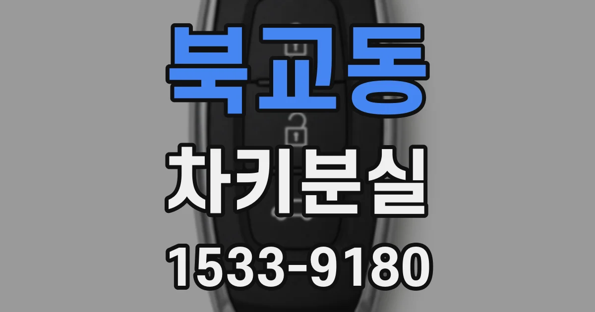 북교동 차키분실