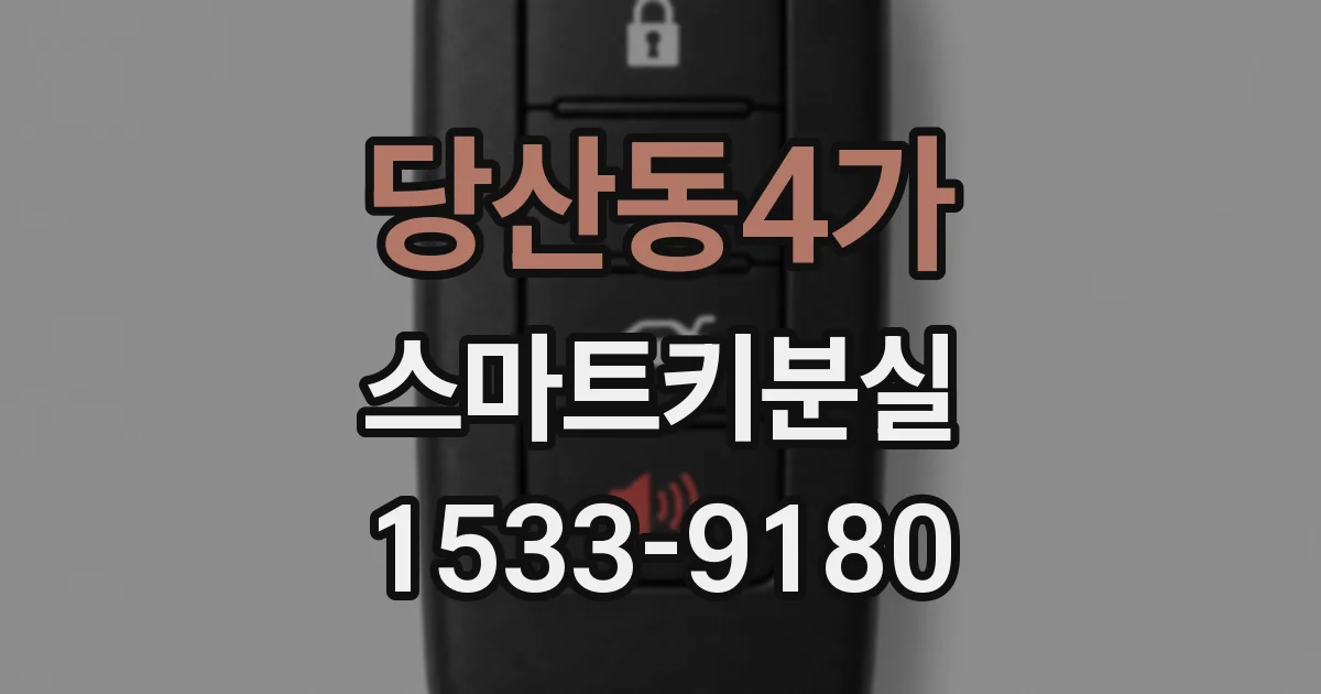 당산동4가 스마트키분실