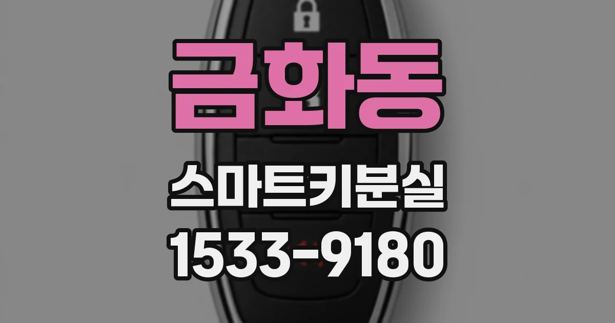 금화동 스마트키분실