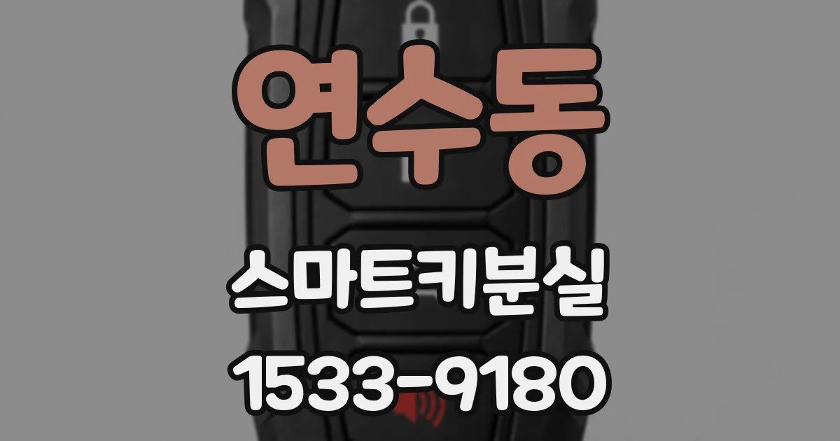 연수동 스마트키분실