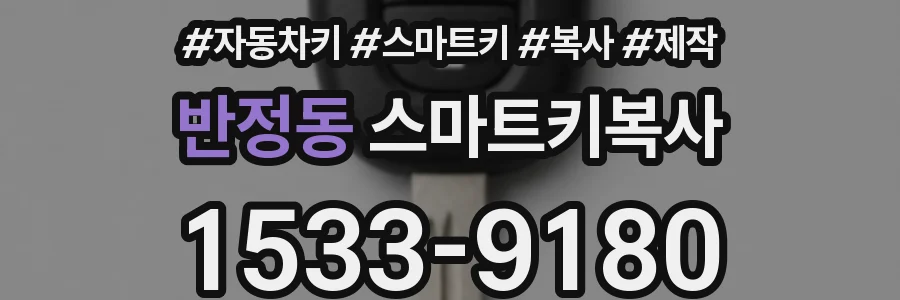 반정동 스마트키복사