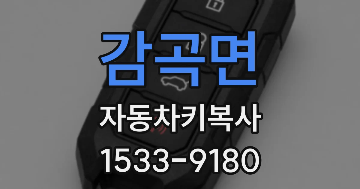감곡면 자동차키복사