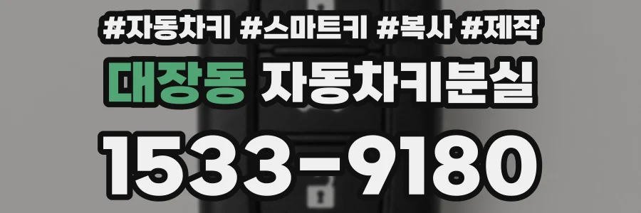 대장동 자동차키분실
