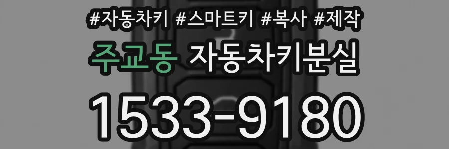 주교동 자동차키분실