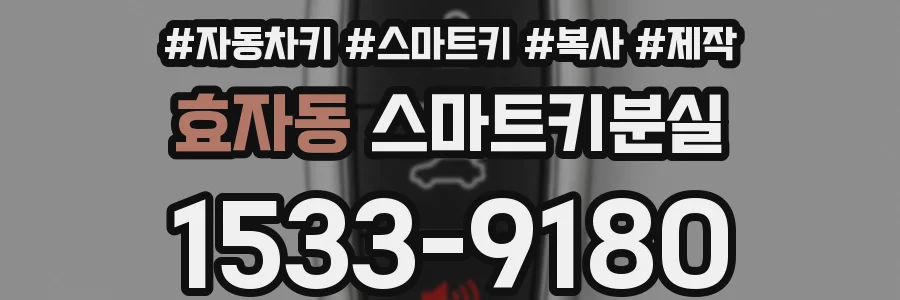 효자동 스마트키분실