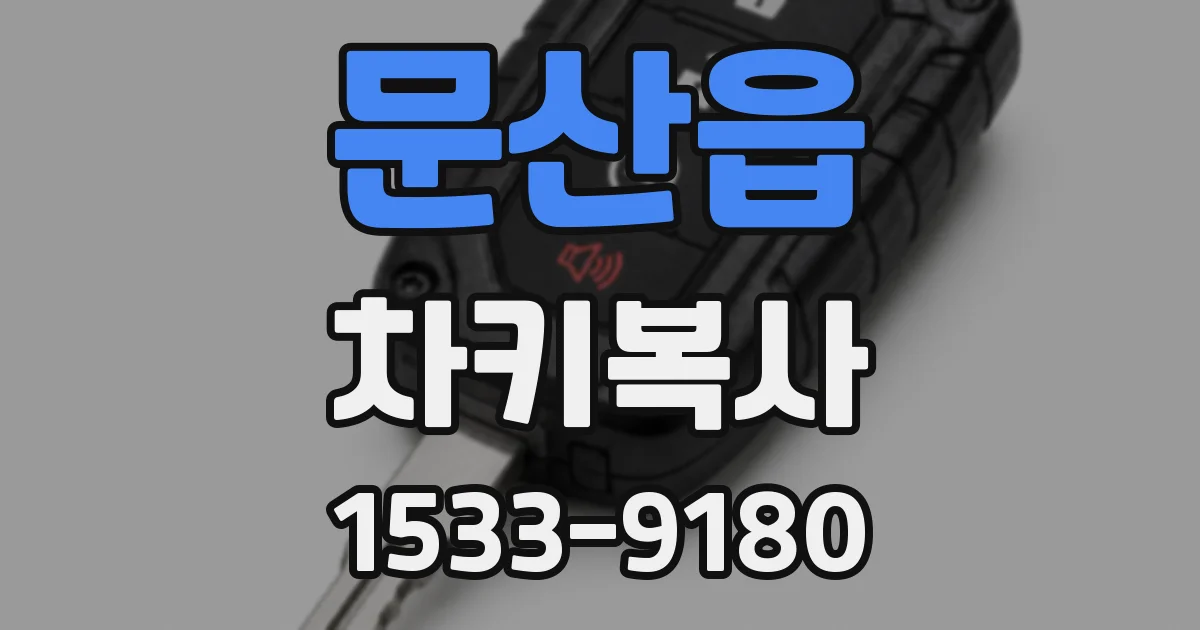 문산읍 차키복사