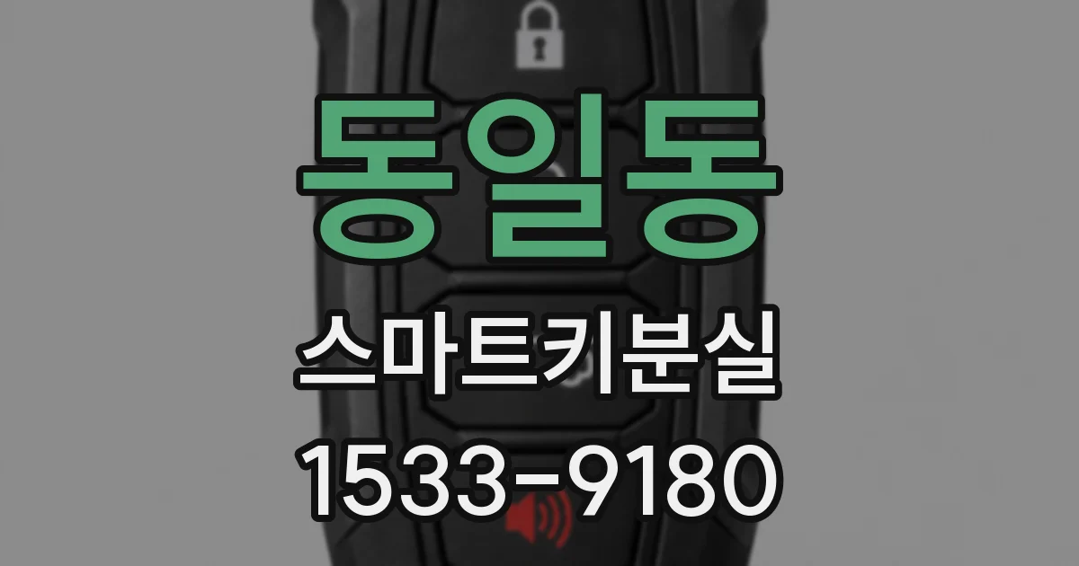 동일동 스마트키분실