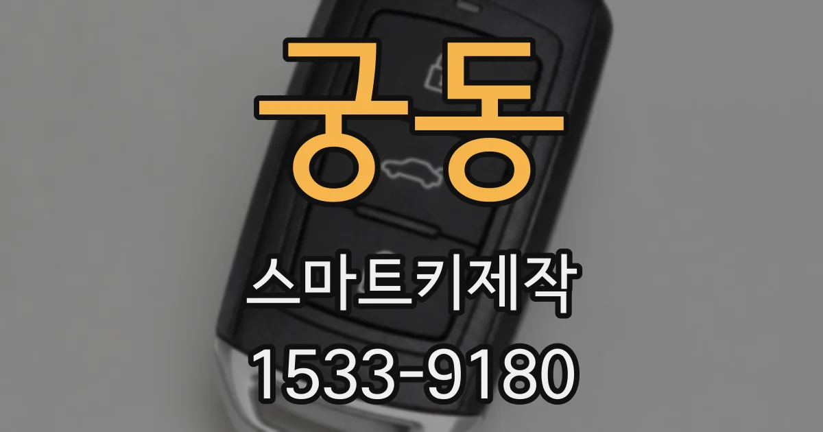 궁동 스마트키제작
